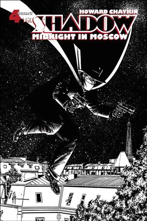 Shadow: Midnight in Moscow issue 4-B Black and White Cover