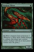 Magic the Gathering: Premium Deck Series: Slivers (Base Set) card 2 Virulent Sliver
