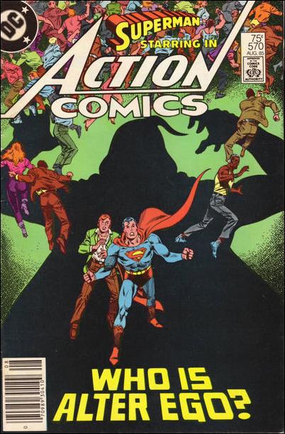 Action Comics (1938) issue 570-B Newsstand Cover