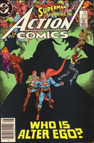 Action Comics (1938) issue 570-B Newsstand Cover