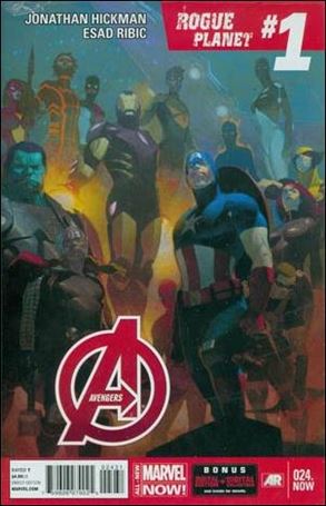 Avengers (2013) issue 24.NOW-B Polybagged Esad Ribic Cover w/Daniel Acuna Poster