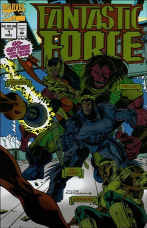 Fantastic Force (1994) issue 1 Chromium Wraparound Cover