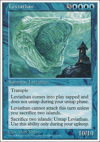 Magic the Gathering: 5th Edition (Base Set) card 98 Leviathan