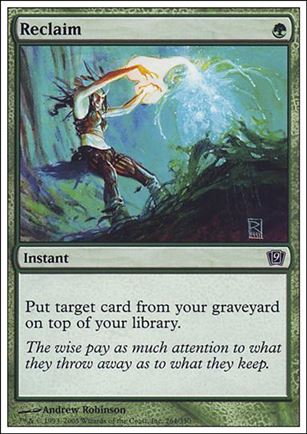 Magic the Gathering: 9th Edition (Base Set) card 264 Reclaim
