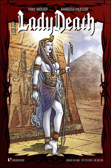 Lady Death (2010) issue 24-K Isis Cover 1/850