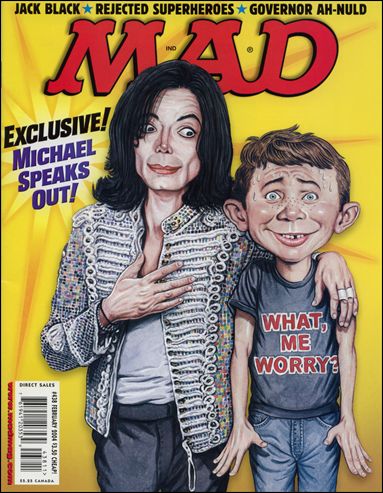 MAD (1955) issue 438 Michael Jackson Cover