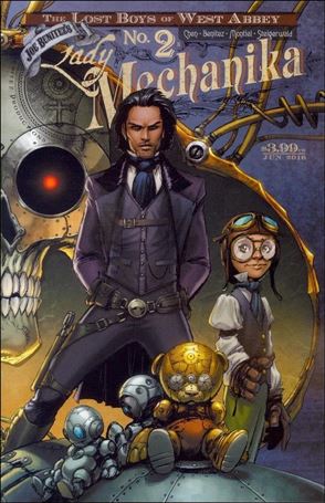 Lady Mechanika: The Lost Boys of West Abbey issue 2-B Detective Singh and Fred Cover