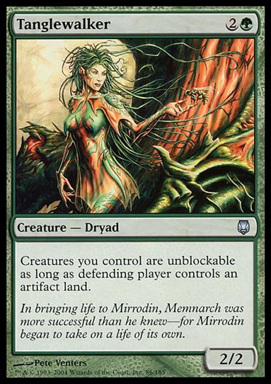 Magic the Gathering: Darksteel (Base Set) card 86 Tanglewalker
