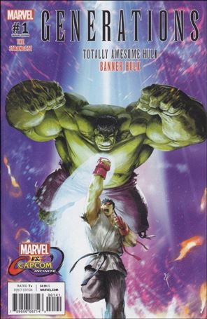 Generations: Banner Hulk & the Totally Awesome Hulk issue 1-C Joe Vriens Marvel vs Capcom Cover