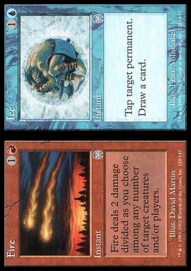 Magic the Gathering: Apocalypse (Base Set) card 128 Fire / Ice