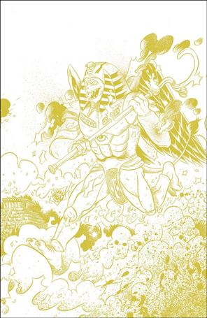 Mighty Morphin Power Rangers issue 4-F David Rubin 1:100 Foil Cover