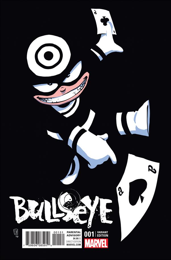 Bullseye issue 1-E Skottie Young Baby Cover
