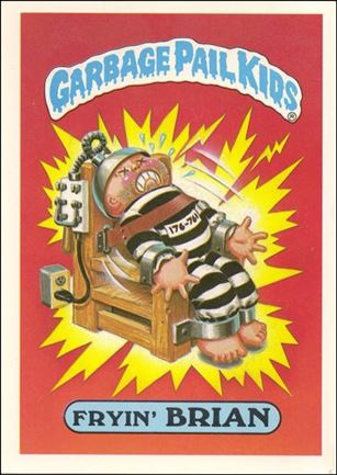 Garbage Pail Kids 1st Series Kids Giant Stickers (Base Set) card 4 Fryin' Brian