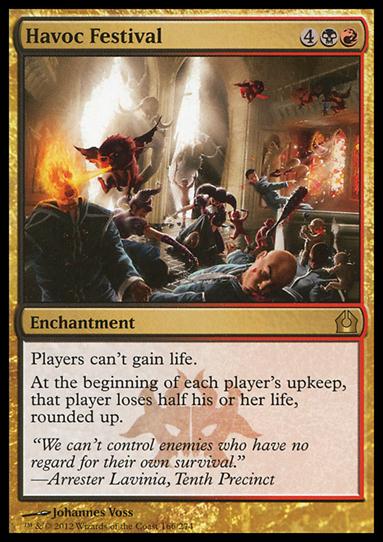 Magic the Gathering: Return to Ravnica (Base Set) card 166 Havoc Festival