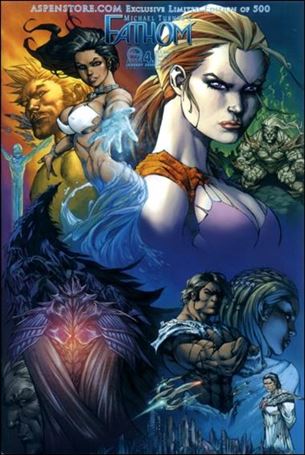 Michael Turner's Fathom (2008) issue 4-E Ale Garza aspenstore.com Cover 1/500