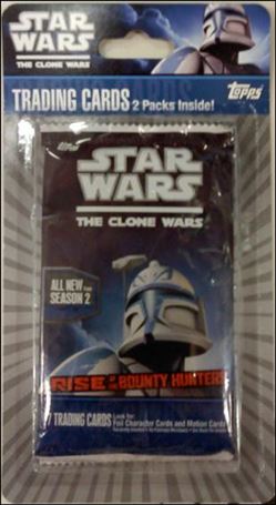 Star Wars: The Clone Wars Rise of the Bounty Hunters card 2-C Sealed Retail Blister 2-Pack