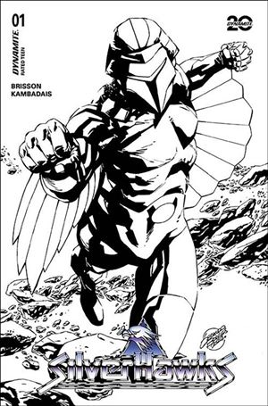 Silverhawks (2025) issue 1-ZQ Geraldo Borges B&W 1:7 Cover