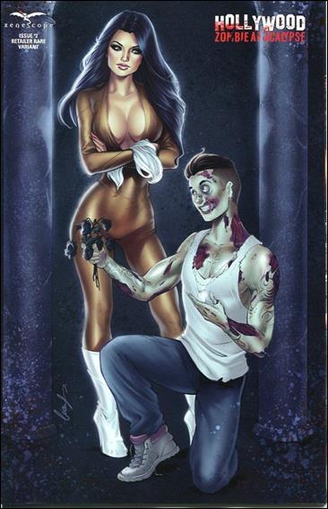 Hollywood Zombie Apocalypse issue 2-D Elias Catzoudis Cover