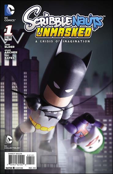 Scribblenauts Unmasked: A Crisis of Imagination issue 1-B DC Collectibles 1:10 Cover