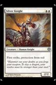 Magic the Gathering: Duel Decks: Knights vs. Dragons (Base Set) card 8 Silver Knight