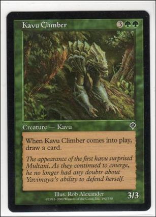 Magic the Gathering: Invasion (Base Set) card 192 Kavu Climber