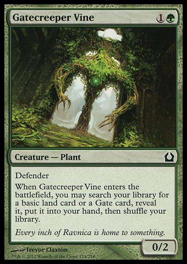 Magic the Gathering: Return to Ravnica (Base Set) card 124 Gatecreeper Vine
