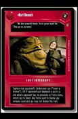 Star Wars: Jabba's Palace Limited (Base Set) card 61 Hutt Smooch