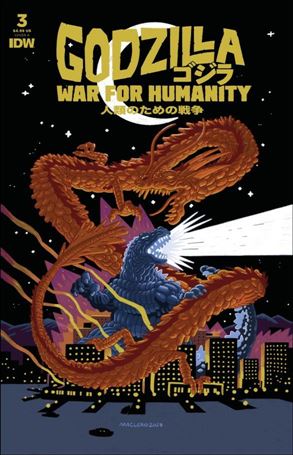 Godzilla: War for Humanity issue 3 Andrew MacLean Cover