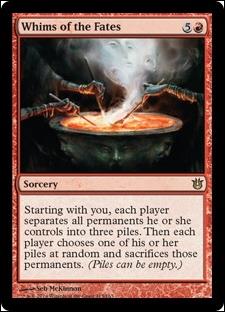 Magic the Gathering: Born of the Gods (Base Set) card 115 Whims of the Fates