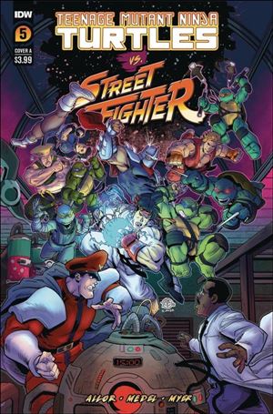 Teenage Mutant Ninja Turtles vs. Street Fighter Cover Image 2