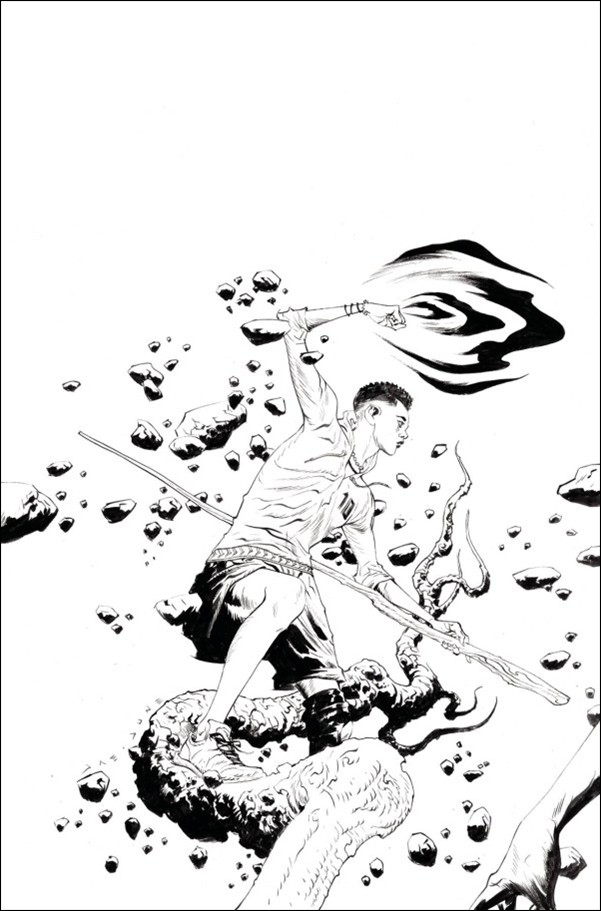Captain Planet (2025) issue 2-I Jae Lee B&W Connecting Virgin 1:15 Cover