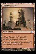 Magic the Gathering: Planechase (Base Set) card 133 Great Furnace