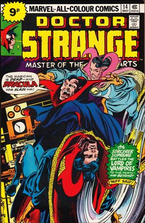 Doctor Strange (1974) issue 14-C UK Price Cover
