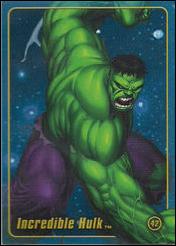Marvel Heroes Figure Factory: Series 1 (Base Set) card 42 Incredible Hulk