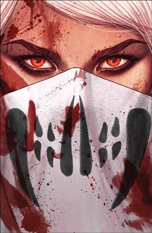 Something is Killing the Children issue 22-C Jenny Frison Die Cut Bloody Mask Cover