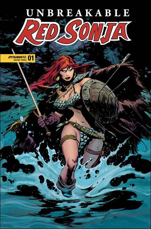 Unbreakable Red Sonja issue 1-F Roberto De La Torre Cover