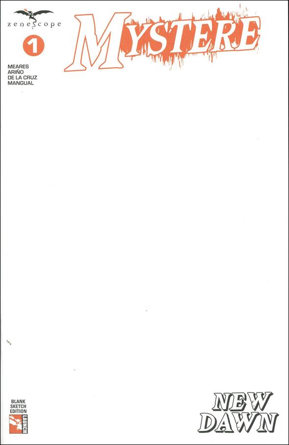 Mystere issue 1-F Blank/Sketch Cover