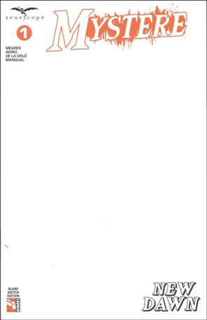 Mystere issue 1-F Blank/Sketch Cover