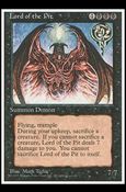 Magic the Gathering: 4th Edition (Base Set) card 144 Lord of the Pit