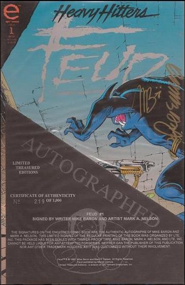 Feud issue 1-B Limited Treasured (Signed by Baron/Nelson) 1/1000