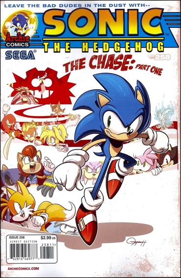 Sonic the Hedgehog (1993) issue 258 Tyson Hesse Cover
