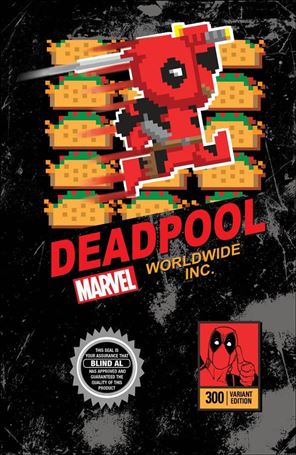 Despicable Deadpool issue 300-F 8-Bit Video Game Cover 1/3000