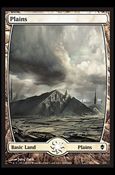 Magic The Gathering: Zendikar (Base Set) card 231 Full Art Land (Plains)
