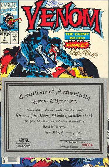 Venom: The Enemy Within issue 3-B Legends & Lore Set (Signed by Bob McLeod) 1/1000
