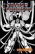 Transformers: Devastation issue 4-C Nick Roche 1:20 Black and White Cover