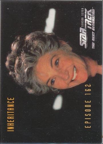 Star Trek: The Next Generation - The Episode Collection Season Seven (Base Set) card 673 Inheritance, Episode 162-A
