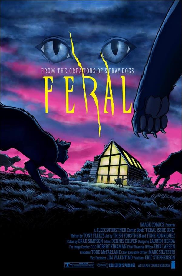 Feral (2024) issue 1-M Trish Fostner "Sleepwalkers" Exclusive Cover 1/500