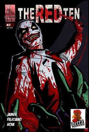 Red Ten issue 2-B Alex Cormack NECRA Cover