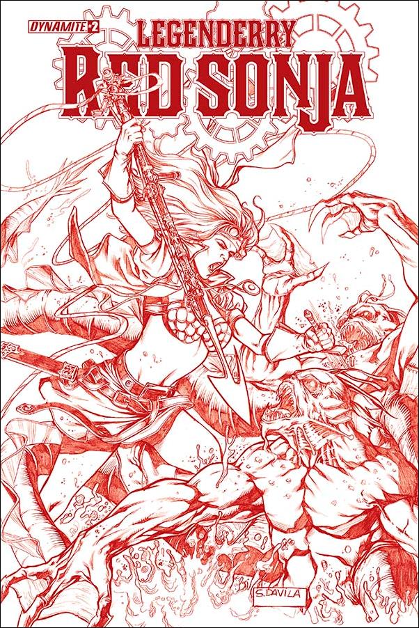 Legenderry Red Sonja (2015) issue 2-D "Blood Red' art Ultra Limited to 50