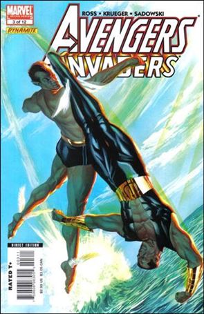 Avengers/Invaders issue 3 Alex Ross Cover
